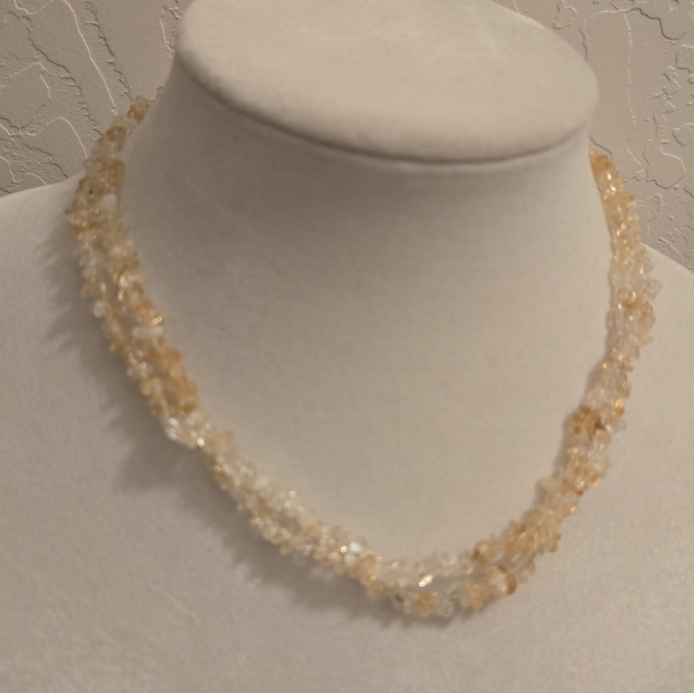 Connection Jewelry by Katiusko Mearano Quartz & Citrine Necklace